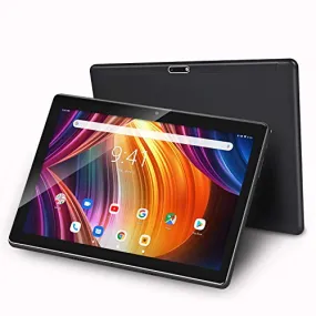 10.1 inch Tablet, Octa-Core Processor, Android 9.0 Pie, 32GB Storage, ZONKO 1200x1920 IPS HD Display Best for Watch Movie and Photo, 2.4GHZ-5GHZ WiFi, Black