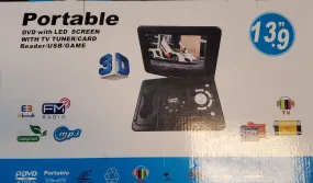 10192020 PortableDVD with LED Screen with TV Tuner/Card Reader/USB/Game