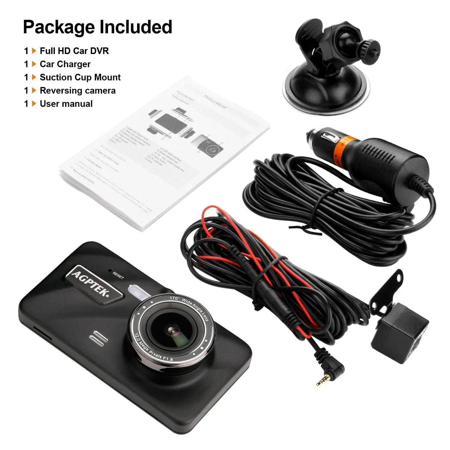 1080p Car Dashboard DVR Camera Video Recorder