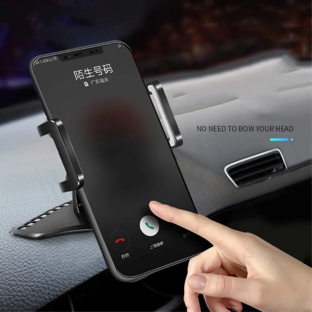 3 in 1 Car GPS Smartphone Holder: Dashboard / Visor Clamp   AC Grid Clip for LG JO JO TD-LTE 128GB L-02K (LG Joan QVR) - Black