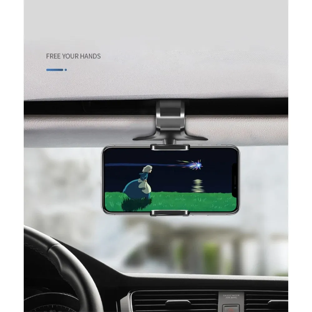 3 in 1 Car GPS Smartphone Holder: Dashboard / Visor Clamp   AC Grid Clip for LG JO JO TD-LTE 128GB L-02K (LG Joan QVR) - Black