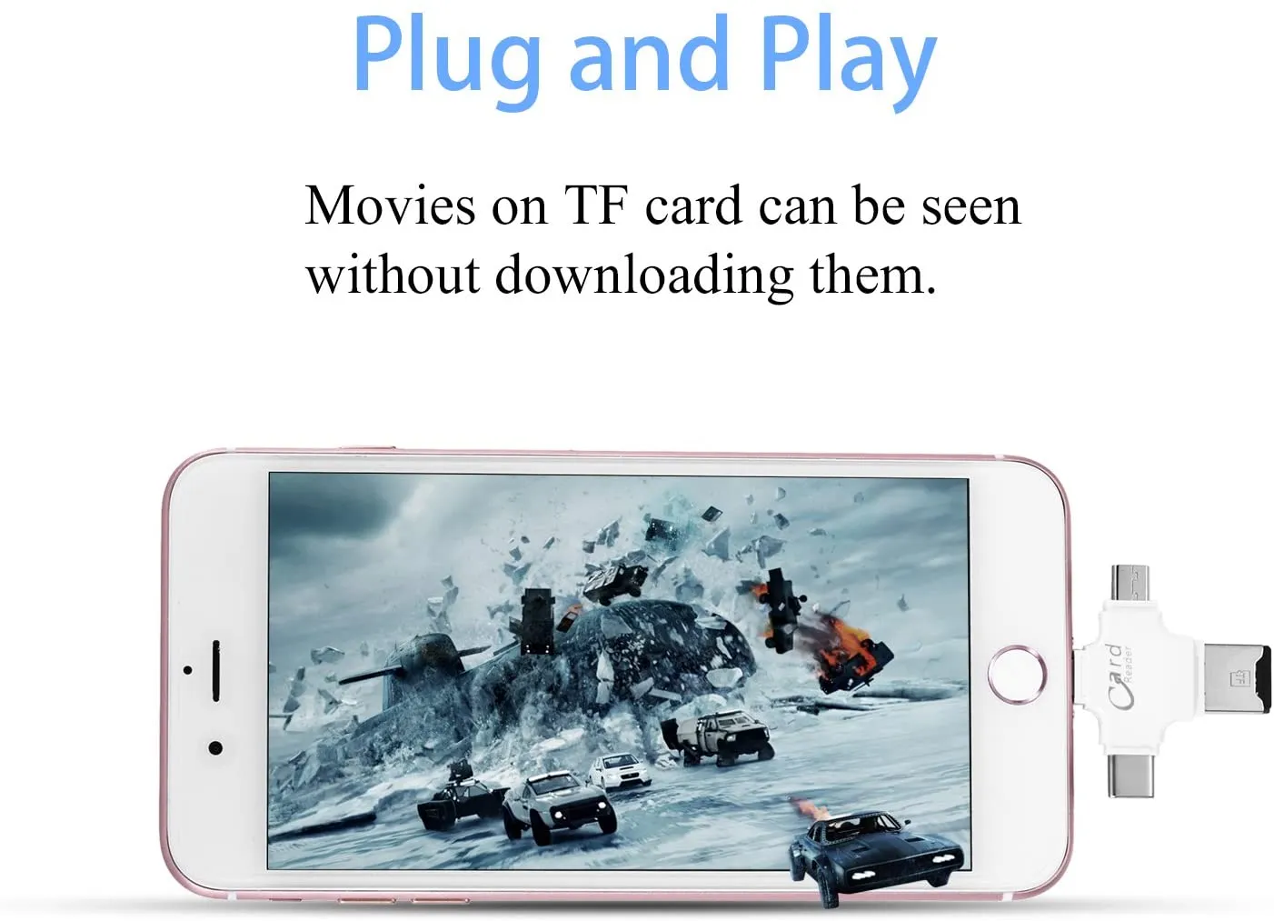 4-In-One Multi-Function Memory Card Reader