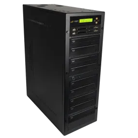 Acumen Disc 1 to 8 CrossOver Media & DVD Duplicator - Bi-Directional Multimedia Flash Memory Back-Up (CF SD MS USB) & Multiple Discs Copier (AD08-MMP)