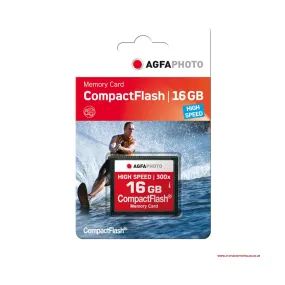 AgfaPhoto 16GB Compact Flash Memory Card