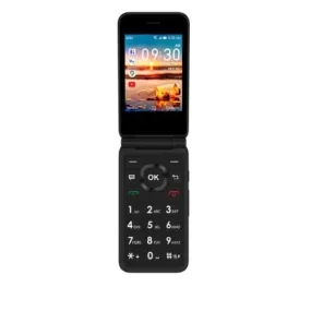 Alcatel U102AA Cingular Flip IV 2.8" 4GB Storage 512 RAM Black 4G-LTE AT&T Prepaid Cellphone