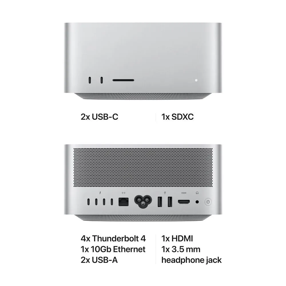 Apple Mac Studio: Apple M1 Max chip with 10‑core CPU and 24‑core GPU, 512GB SSD