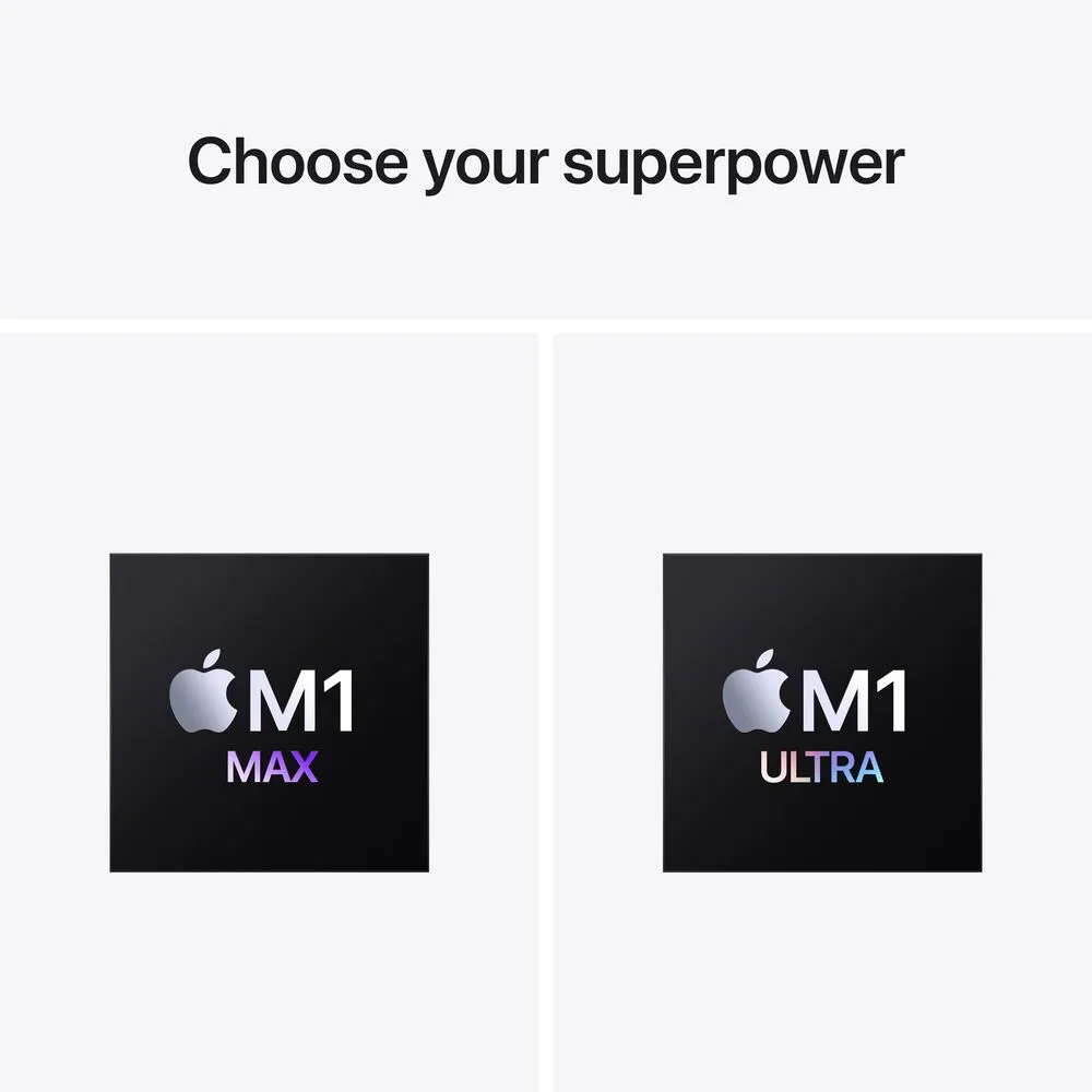 Apple Mac Studio: Apple M1 Max chip with 10‑core CPU and 24‑core GPU, 512GB SSD