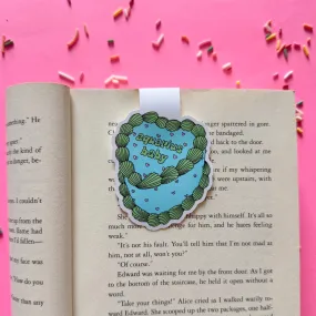 Aquarius Vintage Cake Magnetic Bookmark - Zodiac Bookmark