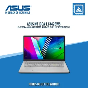 ASUS K513EA-L13428WS I3-1125G4 | Best for Student Laptop