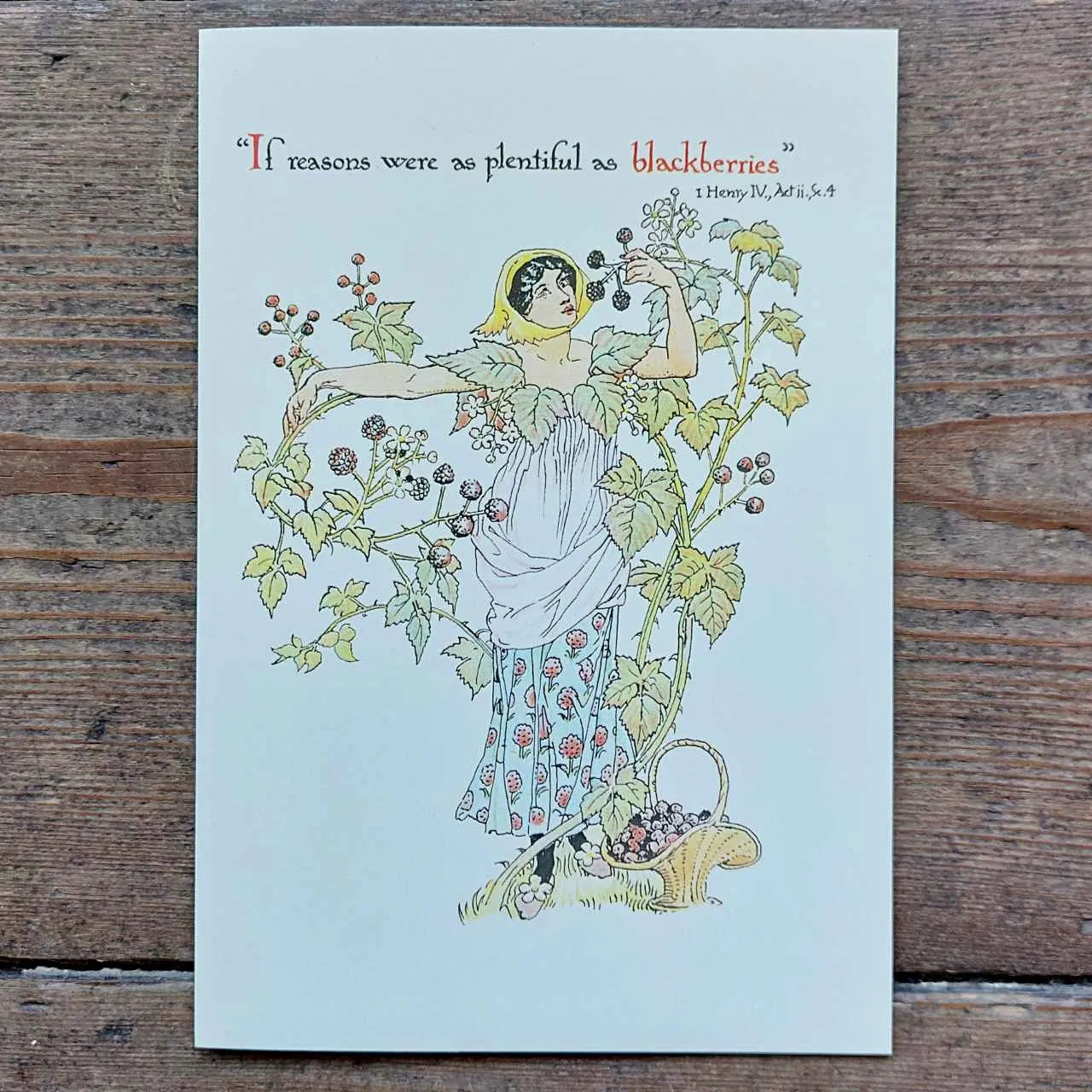 Blackberries - Greeting Card