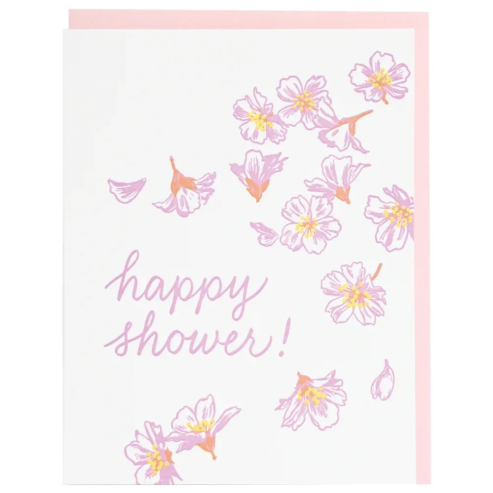 Blossoms Shower Card