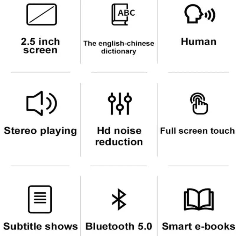 Bluetooth Touch Screen MP4 Player
