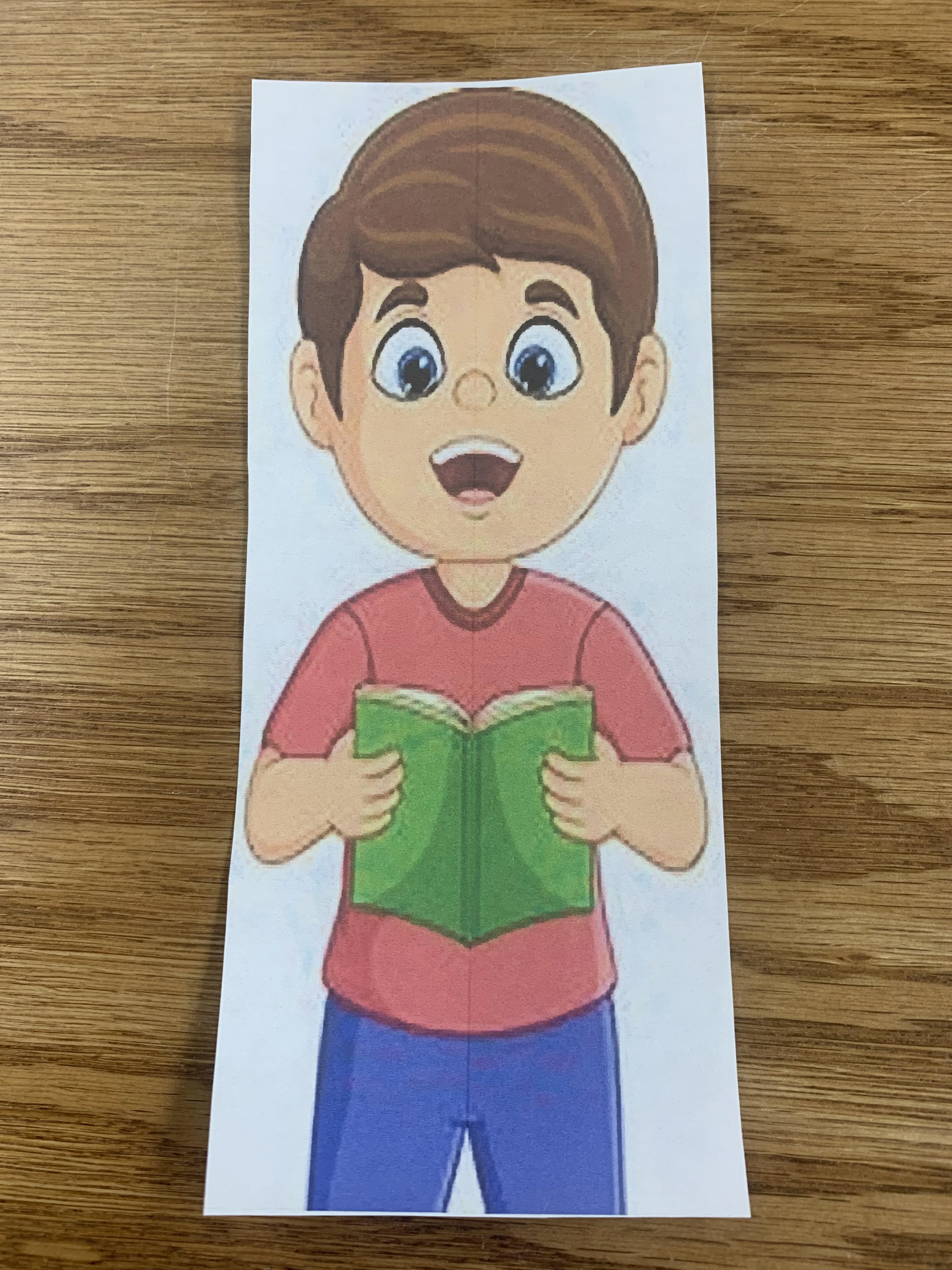 Bookmarks: Cartoon Boys 3 pack Digital download