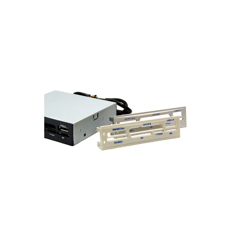 Bytecc U2CR-368  6 slots internal 3.5" Card Reader with AU6370 chip set, Support SDHC/T-Flash/M2 High Capacity   1/USB Port