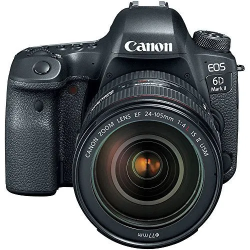 Canon EOS 6D Mark II DSLR Camera Kit with 24-105mm is II USM Lens   Canon BG-E21 Grip/Power Bundle