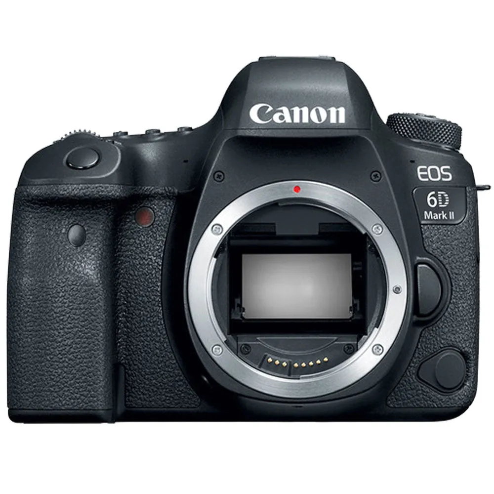 Canon EOS 6D Mark II Full Frame Digital SLR Camera Body   128GB SDXC Memory Card   LP-E6NH  Battery & Case