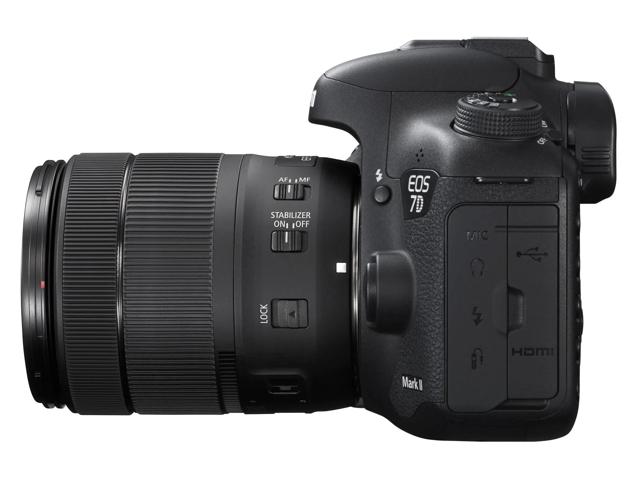 Canon EOS 7D Mark II EF-S 18-135mm f/3.5-5.6 IS USM Digital SLR Camera Wi-Fi Adapter Kit