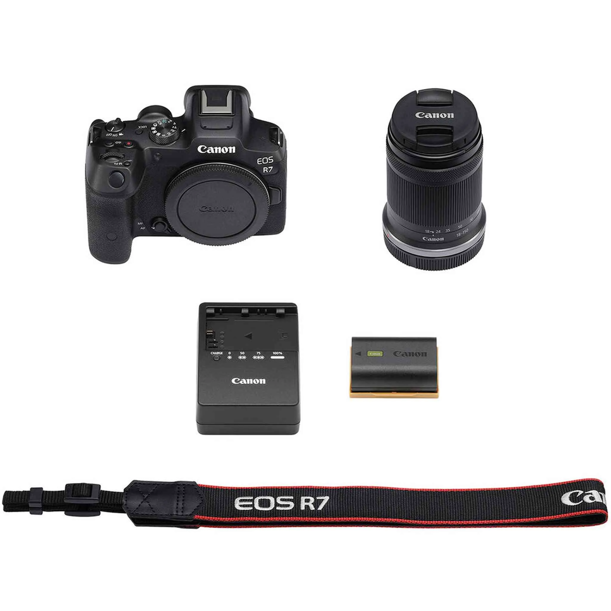 Canon EOS R7 Mirrorless Camera W/ 18-150mm Lens   Sony 64GB TOUGH SD Card
