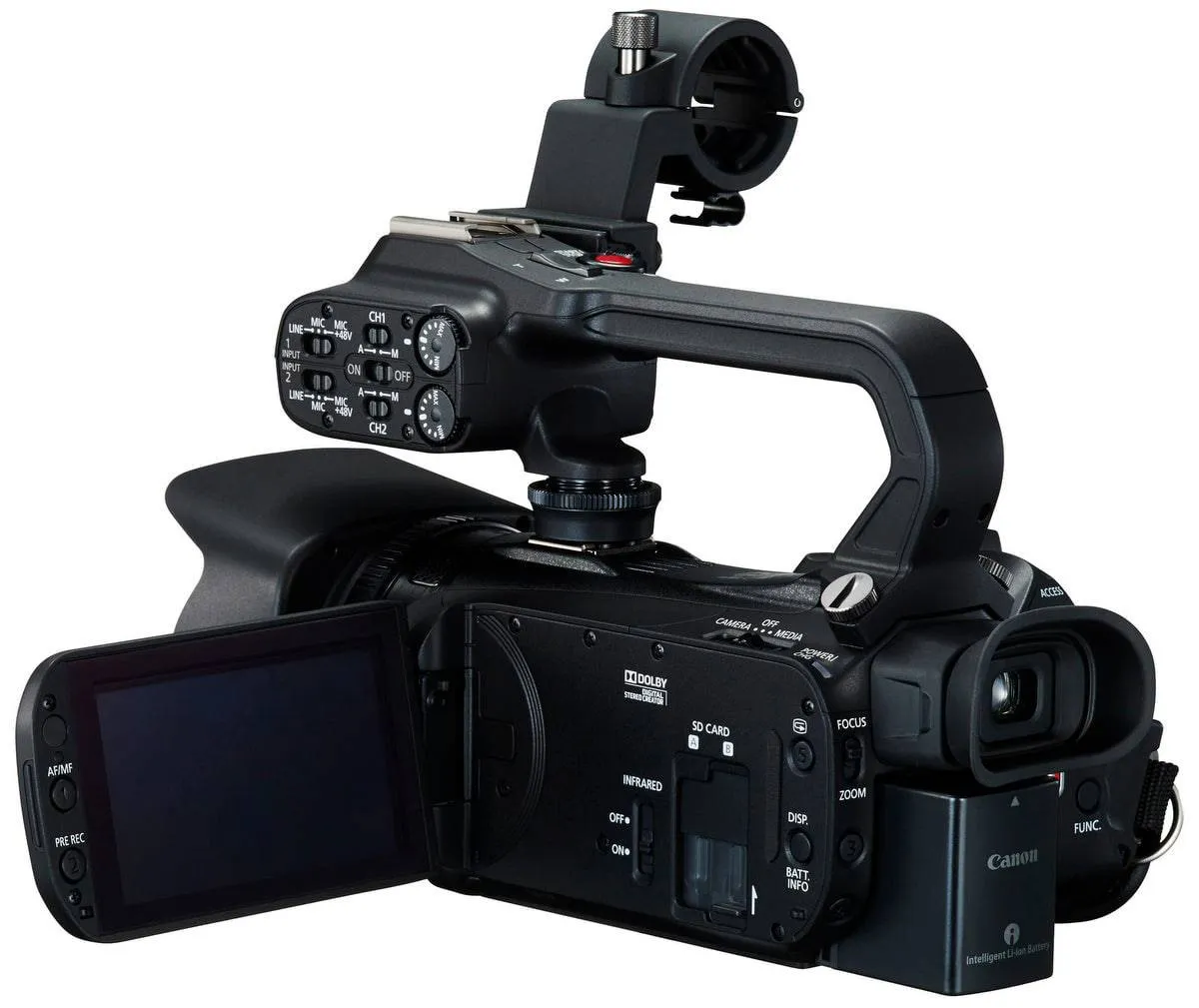 Canon XA35 HD Professional Video Camcorder W/ 128GB Light Mic Monopod Bag Battery