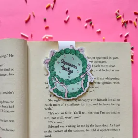 Capricorn Vintage Cake Magnetic Bookmark - Zodiac Bookmark