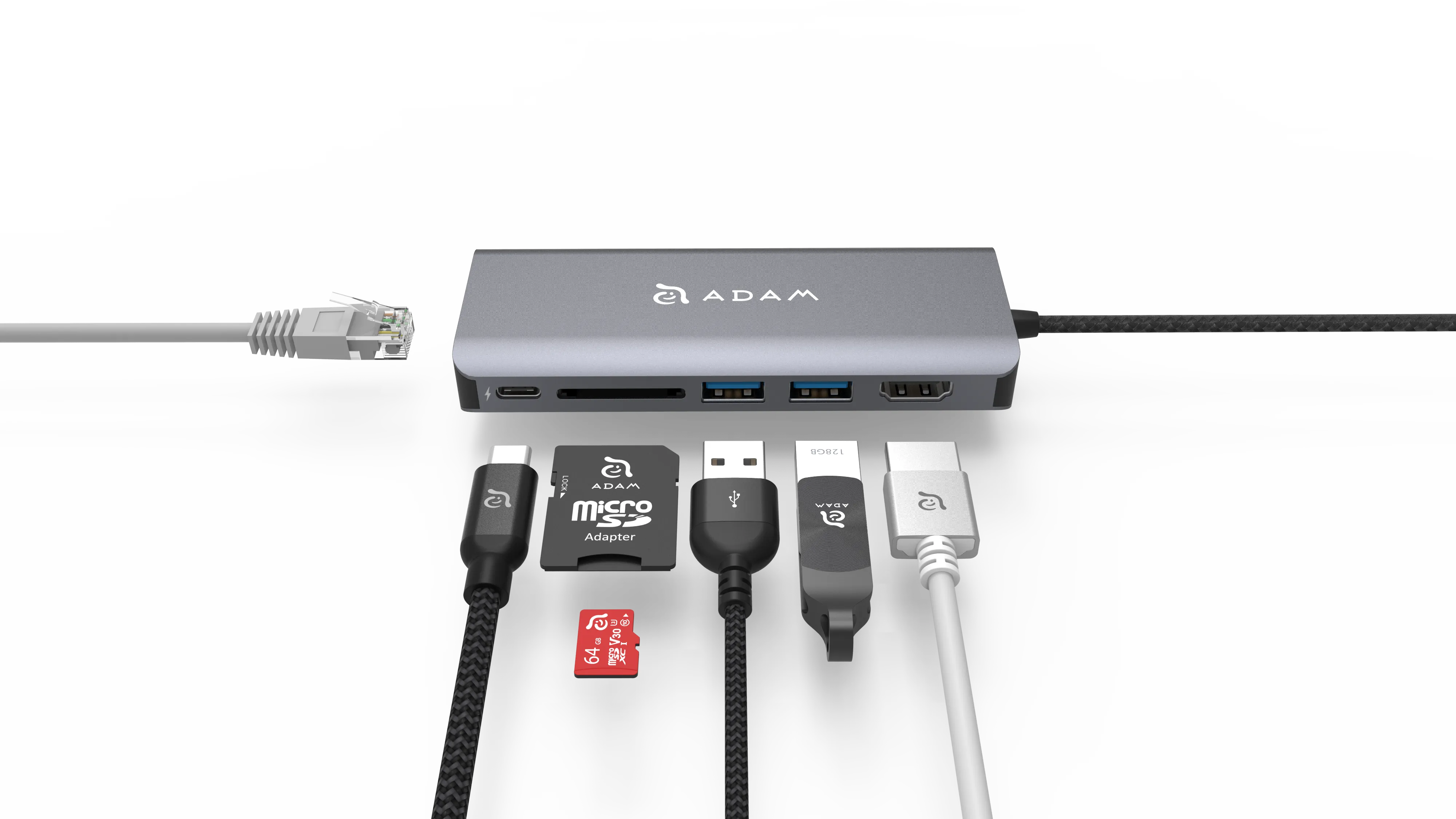 CASA Hub A01 USB 3.1 USB Type C (USB-C) 6 Port Hub