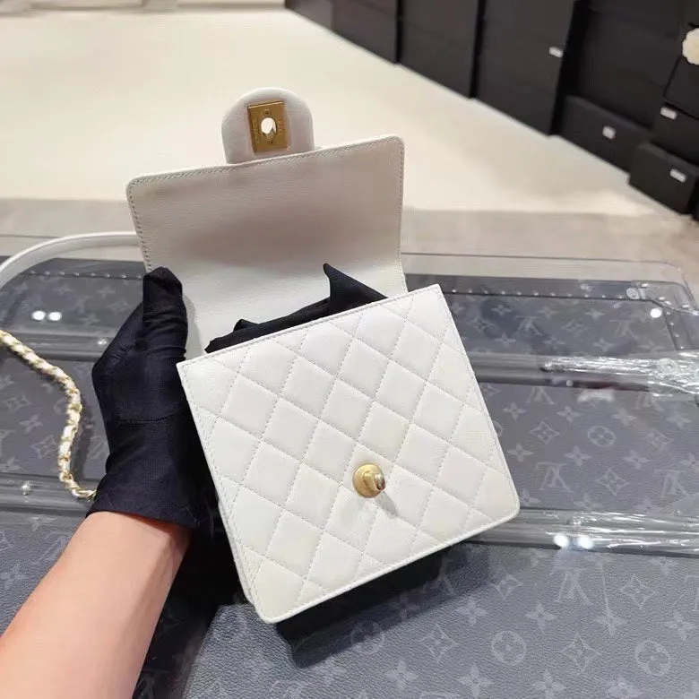 Chanel CF Pearl Bag 15*17cm with Card