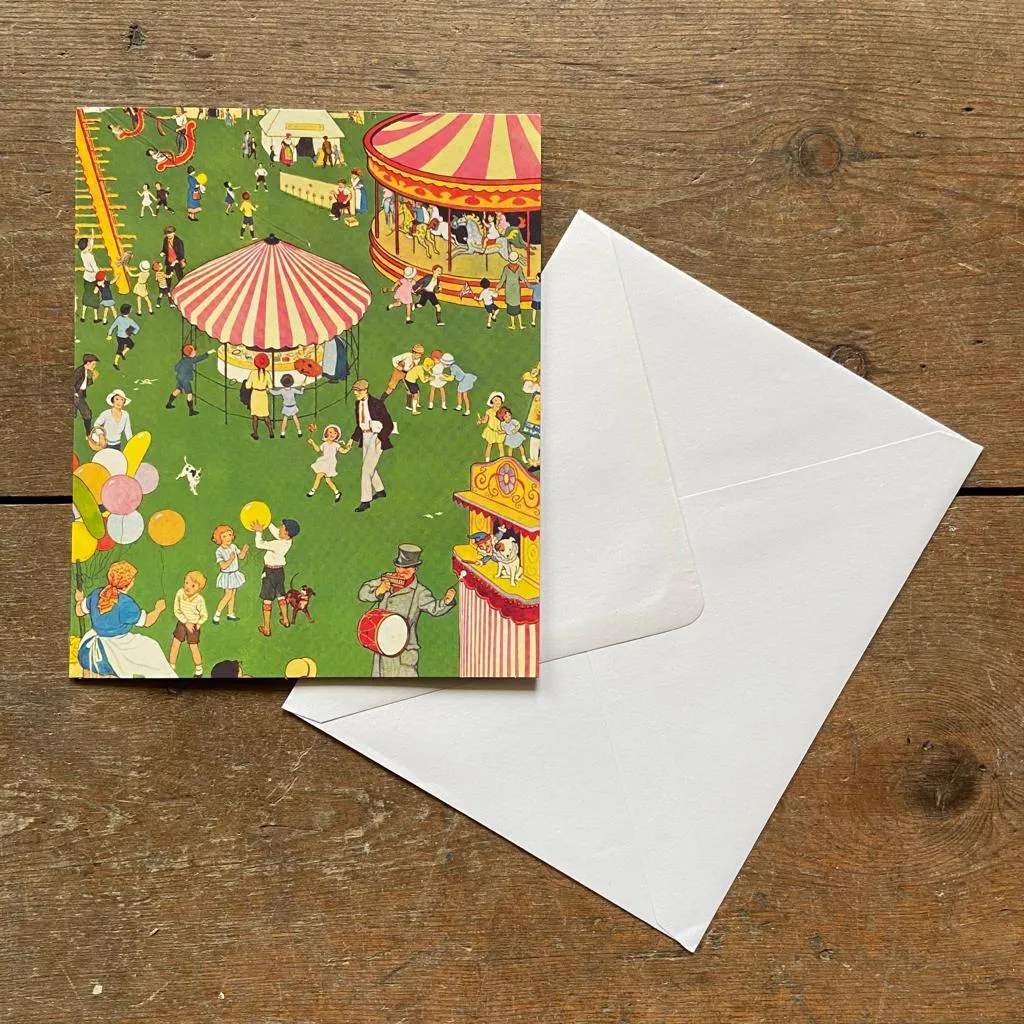 Children at the Country fair - Greeting card