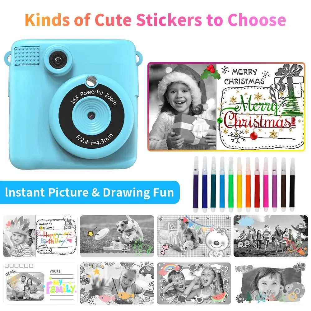 Children Digital Camera Instant Print for Kids