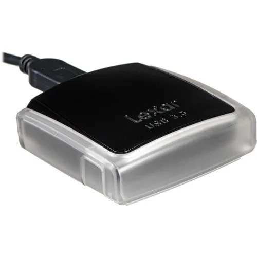 [CLEARANCE] Lexar LRW400CRBAP Professional USB 3.0 Dual-Slot Reader (UDMA 7)