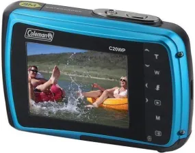 COLEMAN C20WP-BL 18.0-Megapixel C20WP Xtreme HD Waterproof Digital Camera (Blue)