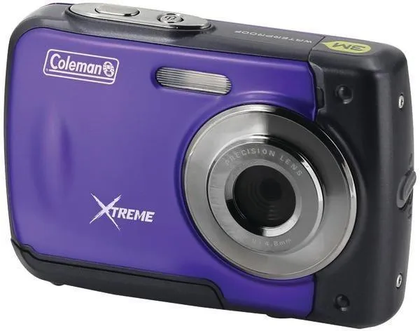 COLEMAN C20WP-P 18.0-Megapixel C20WP Xtreme HD Waterproof Digital Camera (Purple)