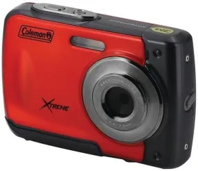COLEMAN C20WP-R 18.0-Megapixel C20WP Xtreme HD Waterproof Digital Camera (Red)
