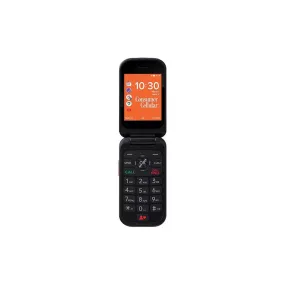 Consumer Cellular 89278725 Iris Flip 2'' 4G LTE 8GB Storage 1.3 GHz Processor Speed Smartphone, Red