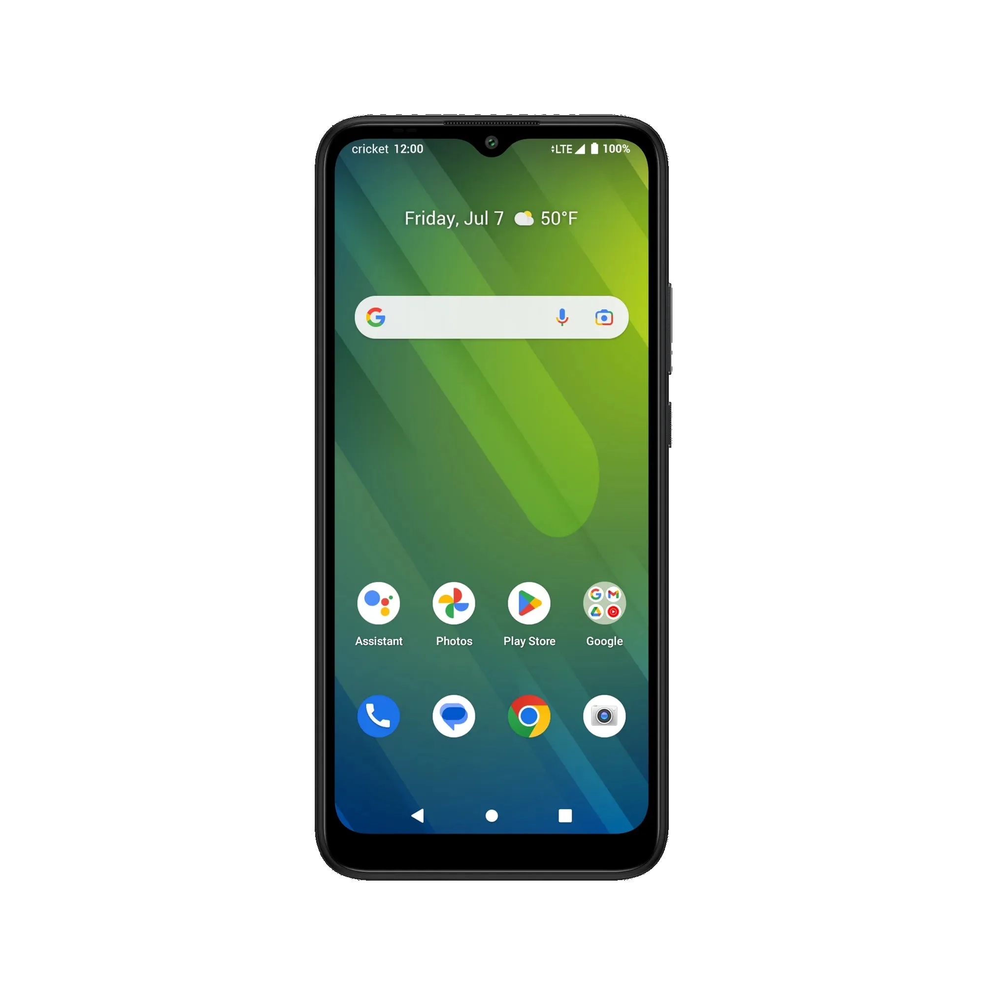 Cricket DEMN5030 Wireless Icon 5 6.5'' 4G LTE 3GB RAM 32GB Storage 2.0GHz Quad-core processor Prepaid Smartphone, Black Pearl