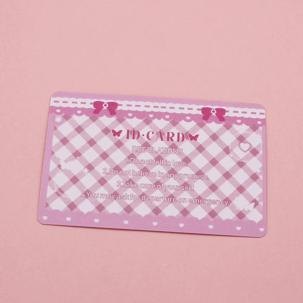 Cute Girly ID Card