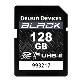 Delkin Devices 128GB BLACK UHS-II SDXC Memory Card