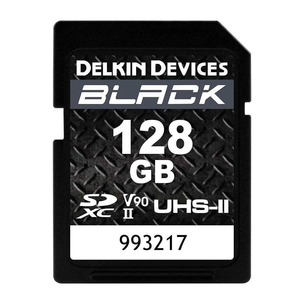 Delkin Devices 128GB BLACK UHS-II SDXC Memory Card
