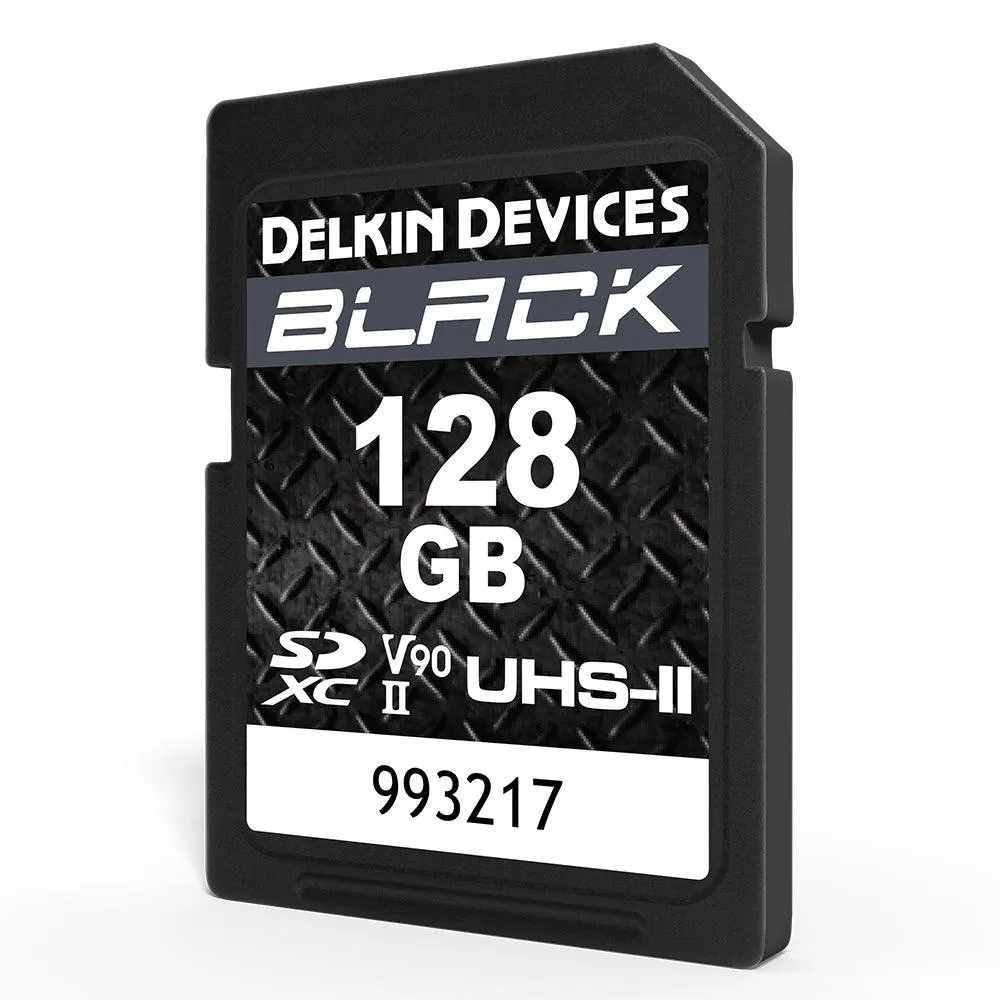 Delkin Devices 128GB BLACK UHS-II SDXC Memory Card