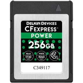 Delkin Devices 256GB CFexpress Power Memory Card