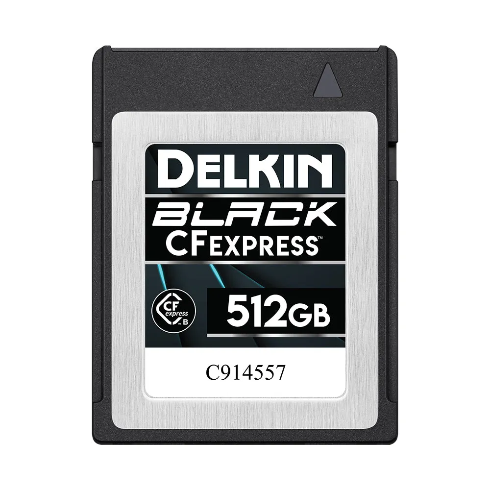 Delkin Devices BLACK CFexpress Type B Card (Choose Size)