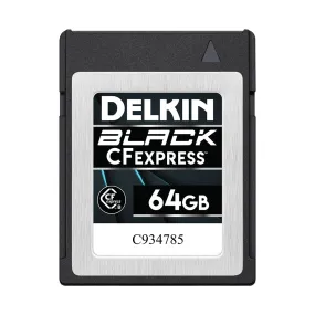 Delkin Devices BLACK CFexpress Type B Card (Choose Size)