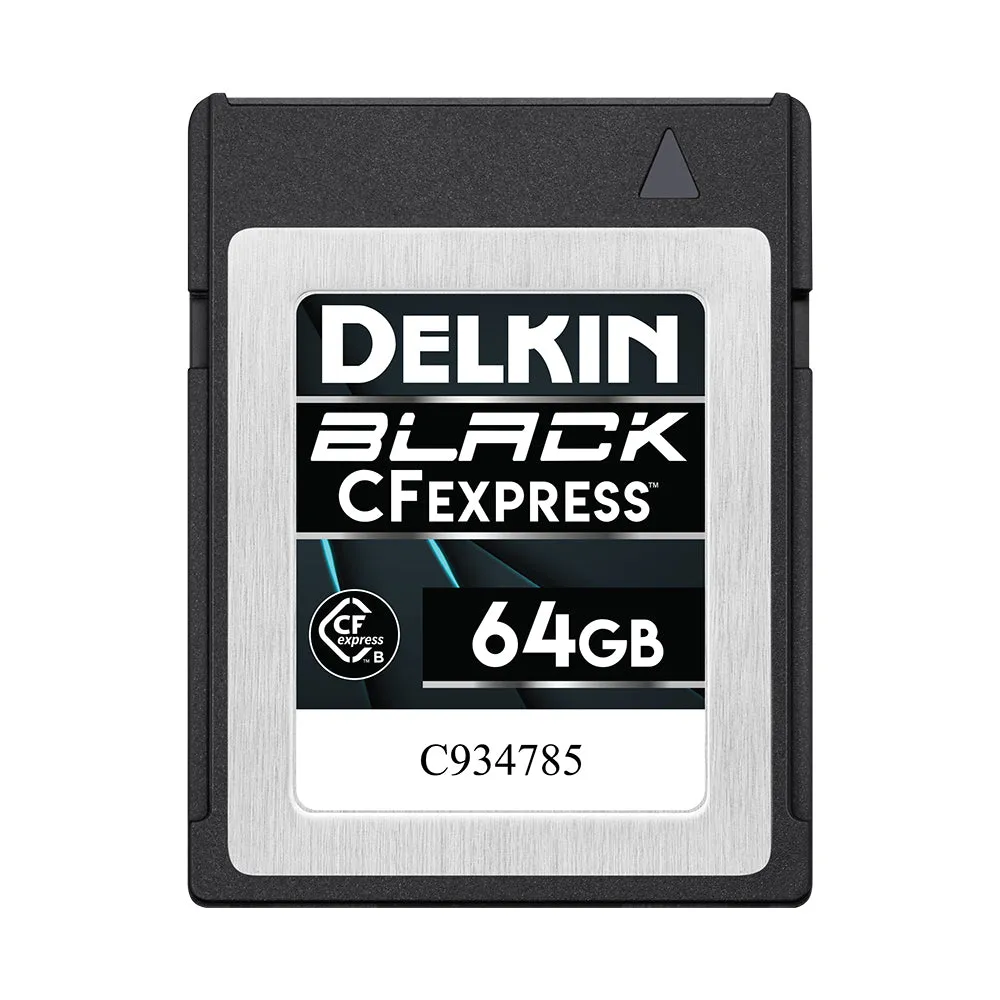 Delkin Devices BLACK CFexpress Type B Card (Choose Size)