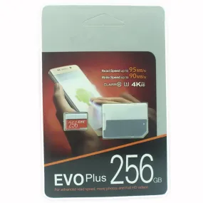 Digital Camera Smartphone 32GB 64GB 128GB 256GB EVO Puls Card High speed 90MB/S Class10 UHS-1 MicroSDXC Tablet PC TF Car