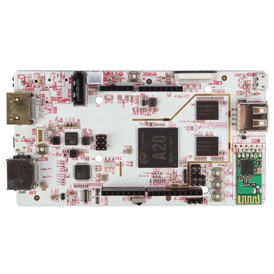 [Discontinued] pcDuino3 1GHz ARM Cortex A7 Dual-Core Allwinner A20 Arduino Interface