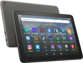 Fire HD 8 Plus (2022), 8” HD Display, 32GB Storage, 30% faster processor with 3GB RAM | Gray Color