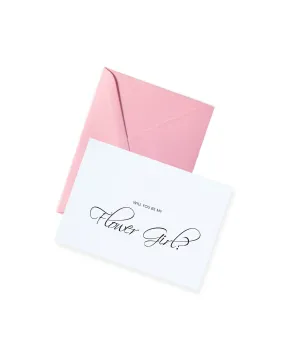 Flower Girl Proposal Card