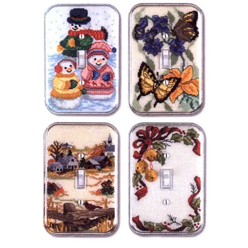 Four Seasons Single Switchplate Kit by Sudberry House
