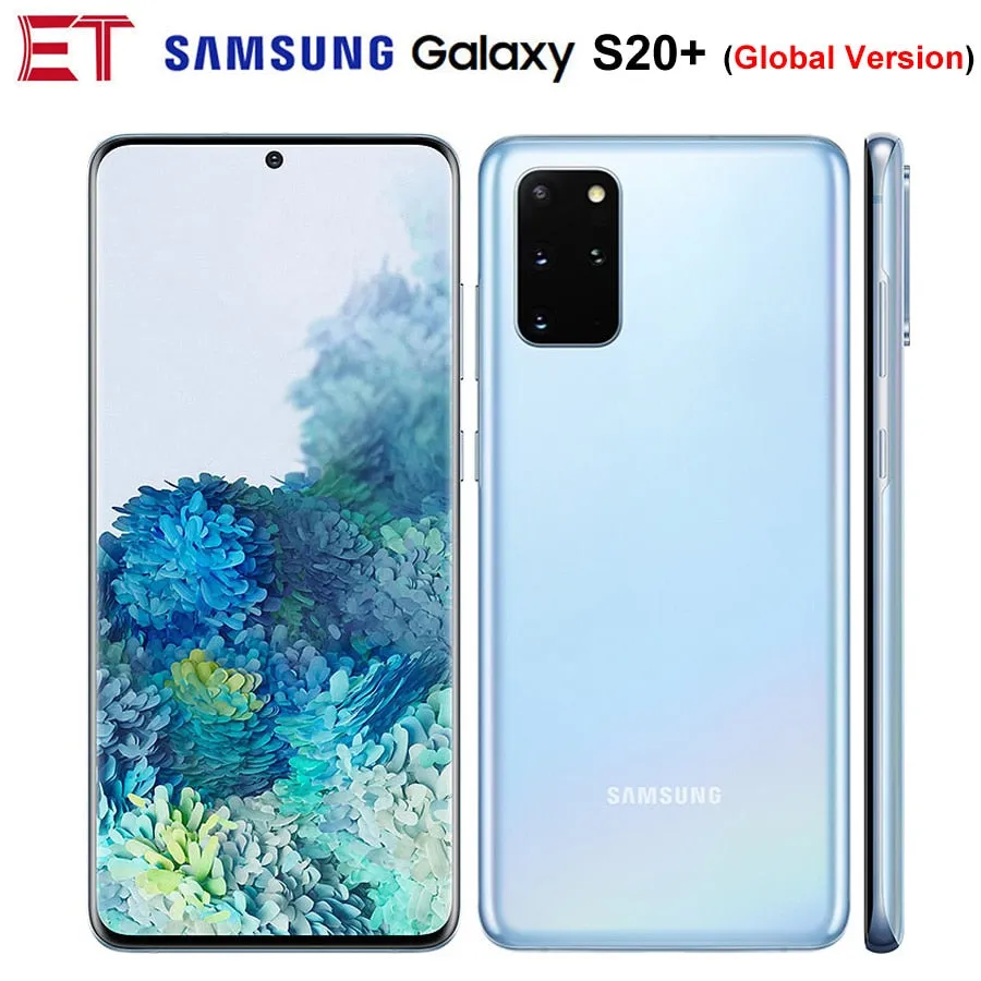 Global Version Samsung Galaxy S20 Plus S20  G985F-DS 4G Mobile Phone 8GB RAM 128GB ROM 6.7"1440x3200p 4500mAh 64MP NFC Android10