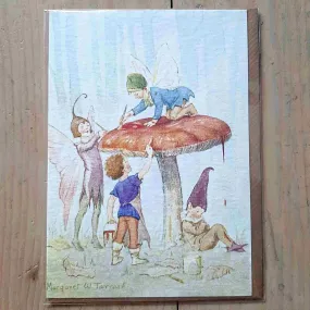 Greeting Card - Toadstool Fairies