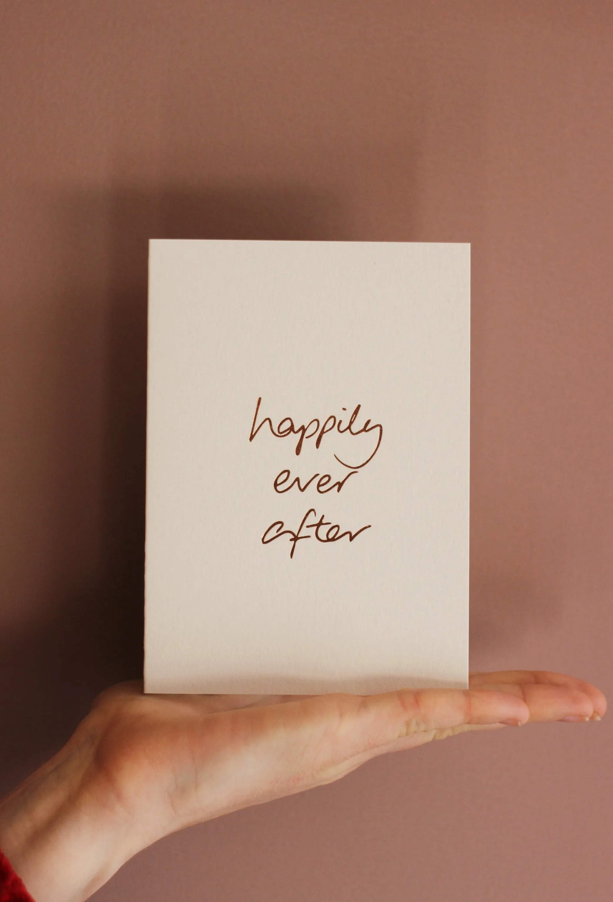Happily Ever After Wedding Card